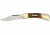 Rough Rider Lockback 3 3/4in Fold Knife, SS clip point blade, Amber jigged bone handle RR193