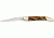 Rough Rider Mini Toothpick, 440 SS long clip blade, Imitation tortoise shell handle RR980