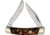 Rough Rider Moose Imitation Tortoise Folding Knife, 4.25in, Satin Finish Stainless Clip Long Spey Blades, Imitation Tortoise Shell Handle, KC016H-4.5""