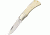 Rough Rider Mustang Lockback Fold Knife, 440 SS blade, White smooth bone handle RR1300
