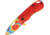 Rough Rider Orange Tie Dyed Folder Folding Knife,2.25in,Orange Polypropylene Handle RR1556