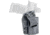 Rounded IWB Kydex Holster for IWI Jericho Enhanced Mid-Size, Left Hand, Black, IWI-JRO2MS-BK-LH-VAR