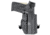 Rounded Smith &amp; Wesson Equalizer Paddle Holster Optic Ready, SWN-EQLZR-BK-LH-OWBPDL