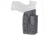 Rounded Tuckable IWB KYDEX Holster, Kimber Micro 9, Right Hand, Black, KBR-MICRO9-BK-RH-TUCK