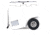 RovR Products RollR 80 Cooler w/ Wagon Bin, Powder, 852490007782