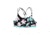 Roxy Fitness Sports Bra Bikini Top - Womens, True Black Story Of, Medium, ERJX304123-XKKW-M