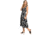 Roxy In The Mood For Dance Wrap-Front Midi Dress - Womens, Anthracite Flower Of Love, Small, ERJWD03336-KVJ8-S