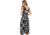 Roxy In The Mood For Dance Wrap-Front Midi Dress - Womens, Anthracite Flower Of Love, Small, ERJWD03336-KVJ8-S