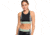 Roxy Fitness Pt Crop Top Bra - Women's, True Black Beetle Stripes, Medium, ERJX303976-KVJ5-M