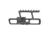 RS Regulate Rear Biased Lower, Modular Side Mount, Fits AKM Type Rifles, Not Compatible with Folding Stocks, Matte Finish, Black, AK-302M