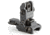 A.R.M.S., Inc. Low Profile Flip Up Rear Sight w/ Same Plane Aperture, Black, ARMS40L-SP