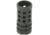 Angstadt Arms 9MM 1/2 X 36 TPI 4041 Hardened Steel Flash Hider w/ Black Nitride Finish, Black, ANGAA09FLASHS