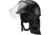 RTS Tactical Thunder Riot Protection Helmet, Black, XL, RTS-82204