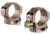 Ruff's Precision Manufacturing 34mm Riflescope Rings w/Co-Linear Bubble Level, Low - 0.885in, Set of 2, Flat Dark Earth, CLR-34885-FDE