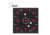 Ruger 10/22 Splash Reactive Adhesive Paper Target Kit, Sight-In Grid, 12.5in Square, 5-Targets Per Pack, 27991