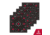 Ruger 10/22 Splash Reactive Adhesive Paper Target Kit, Sight-In Grid, 12.5in Square, 5-Targets Per Pack, 27991