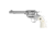 Ruger Bisley Vaquero Revolver, .357 Magnum/.38 Special, 5.5in Barrel, X-Large, Fixed, Stainless Frame, Ivory Style Grip, 6 Round Cylinder, 5130