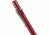Ruger Bolt Action Pencil, Stainless Steel, Red, R3402