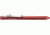 Ruger Bolt Action Pencil, Stainless Steel, Red, R3402