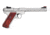 Ruger Mark III Hunter Pistol, .22 Long Rifle, 6.875 in barrel, stainless steel frame, half-checkered cocobolo grip, blowback operated semi-auto, fiber-optic front, adjustable rear, 10 round magazine, MarkIIIHT6875-1-FRRMPG