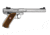 Ruger Mark IV Competition Pistol, .22 Long Rifle, 6.88 in barrel, stainless steel frame, custom laminated wood grip, blowback operated semi-auto, fiber-optic front, adj. target rear, 10 round magazine, Mark IV CPT-1-FRRMPG