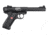 Ruger Mark IV Target Pistol, .22 Long Rifle, 5.5 in barrel, aluminum frame, black checkered plastic grip, blowback operated semi-auto, fixed blade front, adj. target rear, 10 round magazine, Mark IV TG55-1-FRRMPG