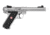 Ruger Mark IV Target Pistol, .22 Long Rifle, 5.75 in barrel, stainless steel frame, black checkered plastic grip, blowback operated semi-auto, fixed blade front, adj. target rear, 10 round magazine, Mark IV TG575-1-FRRMPG