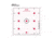Ruger Paper Shooting Targets, 7-Spot Precision Sight-In Grid, 17in Square, 20-Targets Per Pack, 27992