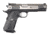 Ruger SR1911 Competition Pistol, 9mm Luger, 5 in barrel, matte black stainless steel frame, Hogue G-10 Piranha grips grip, recoil operated semi-automatic, fiber-optic front, adjustable target rear, 10 round magazine, SR1911 CMP-1-FRRMPG
