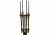 Rugged Gear 4 Gun Floor Mount Permanent 10084