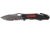 RUIKE M195 Framelock Beta Plus Folding Knife, 3.25 black stonewash finish partially serrated D2, Black G10 handle, M195