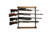 Rush Creek Creations 5 Gun Wall Rack, Dark Walnut, 38-4045