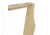 Rush Creek Creations Free Standing Wood 7-Gun Storage Rack, Natural Pine Light, 39-4001