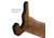 Rush Creek Creations Single Gun Wall Rack, American Cherry, 21 x 5 x 7, 38-4065