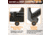 Rush Creek Creations Single Gun Wall Rack, Black, 38-5076