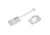 RV Designer Plastic T-Style Entry Door Holder 6, White, E235