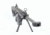 RW Minis .50 Cal Rifle, Replica 1/3 scale, non-firing model, Black, RWBLK50
