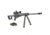 RW Minis .50 Cal Rifle, Replica 1/3 scale, non-firing model, Black, RWBLK50