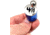 RW Minis 6 Speed Gear Shifter Replica Keychain, Blue, 05.0004.01