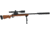 RW Minis Non-Firing Cast M24 Rifle Sniper 1-5 Scale Replica, Black, 01.0002.01