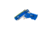 RW Minis Rubber Band Gun Toy Model Pocket Size, Blue, 01.0011.01