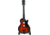 RW Minis Six String Semi Hollow Guitar Scale Replica, Brown, 02.0002.00
