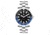 Smith &amp; Bradley Watches Atlantis A2 Ceramic Quartz Watch GMT, 44mm Silver 316L Stainless Steel Case, Batman Dial, Unisex, ATC201