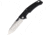 S-TEC Linerlock Black Folding Knife, TS011BK