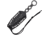 S-TEC Tactical Throwing Knife Fixed Blade Knife, 9in Overall, 2.5in Double Edge Blade, Finger Ring, One Piece Black 440 SS Construction, Black Nylon Neck Sheath, TS200BK