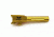 S3F Solutions Glock 43 Drop In Match Grade Barrel Threaded/ Fluted, Titanium Nitride, Gold, S3FG43T/FTiN
