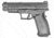 Springfield Armory XD-M-Elite Pistol, 9mm Luger, 4.5 in barrel, black polymer frame, integrated polymer grip, recoil operated semi-automatic, striker single-action, trigger safety, fiber-optic front, U-notch rear, 20 round magazine, SAXDMELT2-FRRMPG