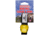 Sabre Frontiersman Bear Bell W/ Velcro Strap, Yellow - BB-01-YW