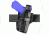 Safariland 070 Duty Holster, SSIII Mid-Ride, Level III Retention - Hi Gloss Black, Left Hand 070-71-92