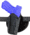 Safariland 0702 Self-Securing Paddle Belt Holster - STX TAC Black, Left Hand 0702-83-132